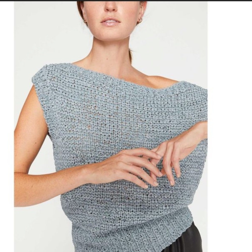 New! Brochu Walker Cei Sueded Ribbon Top - XS